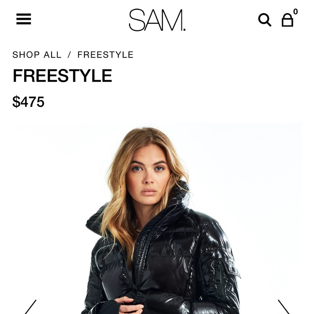 Sam. Freestyle Black Puffer Jacket - image 8